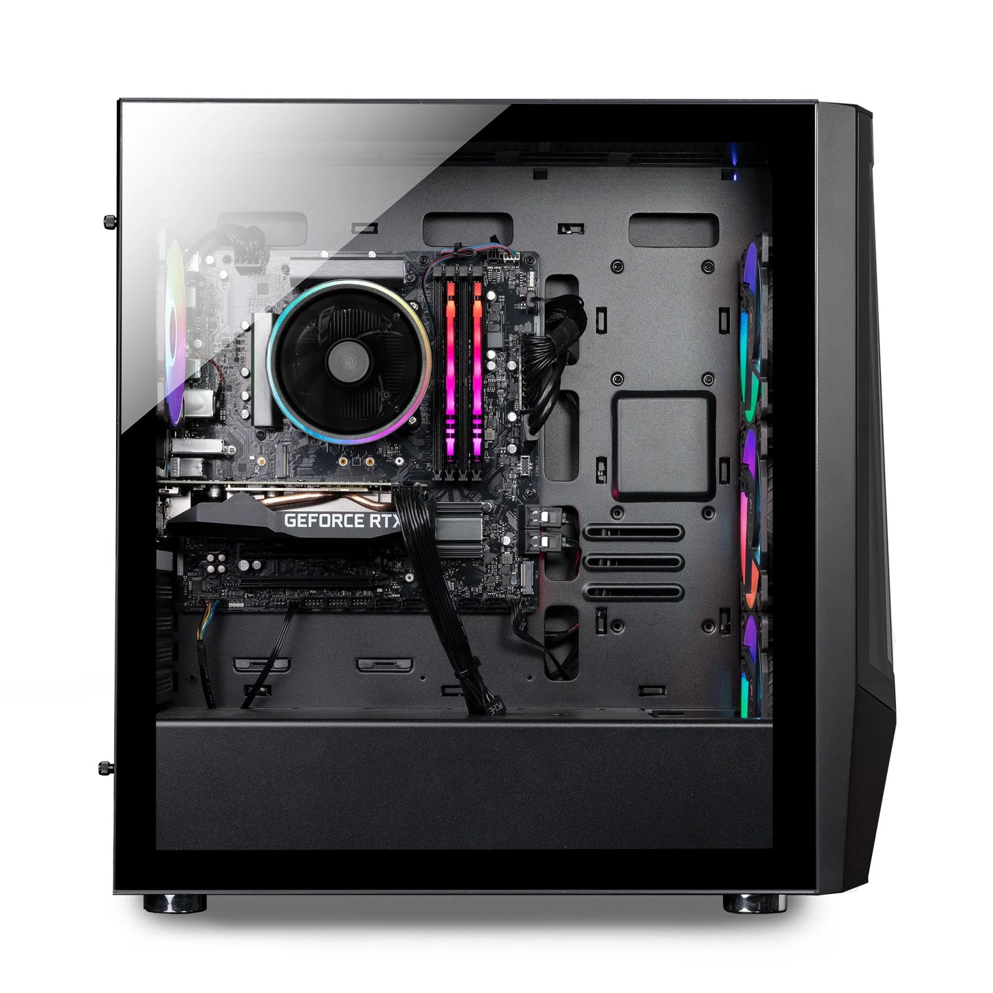 - TMA7N4601 Gaming PC Desktop - AMD Ryzen 7 5700 - NVIDIA Geforce RTX 4060 8GB - 16GB DDR4 RGB RAM - 1TB Nvme SSD