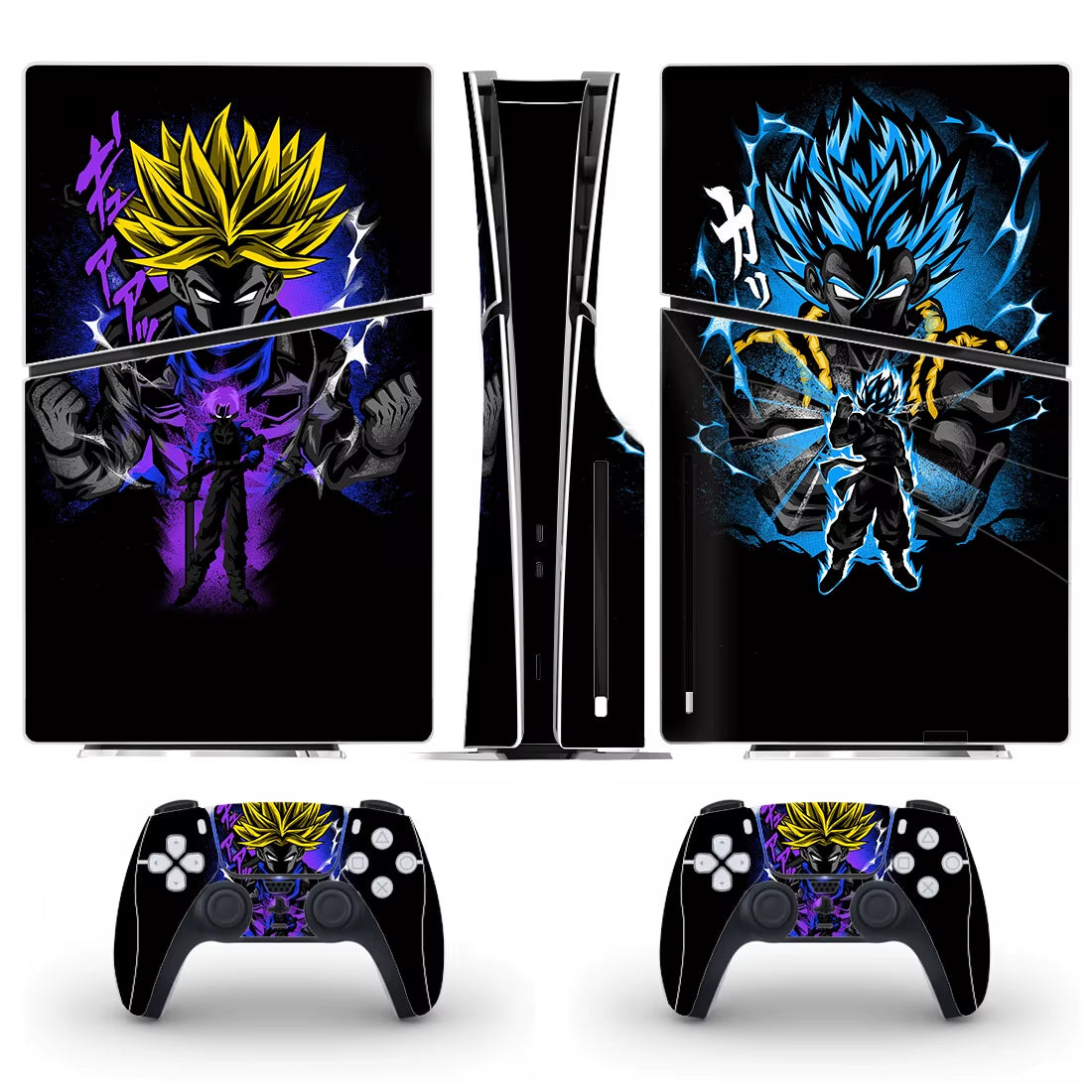 Anime Ultra Instinct Goku PS5 Slim Disc Skin Sticker Decal Cover for Console and Controllers PS5 Slim Disk Skin Sticker Vinyl