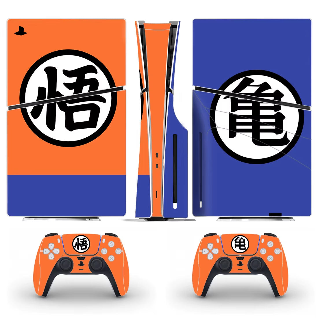 Anime Ultra Instinct Goku PS5 Slim Disc Skin Sticker Decal Cover for Console and Controllers PS5 Slim Disk Skin Sticker Vinyl