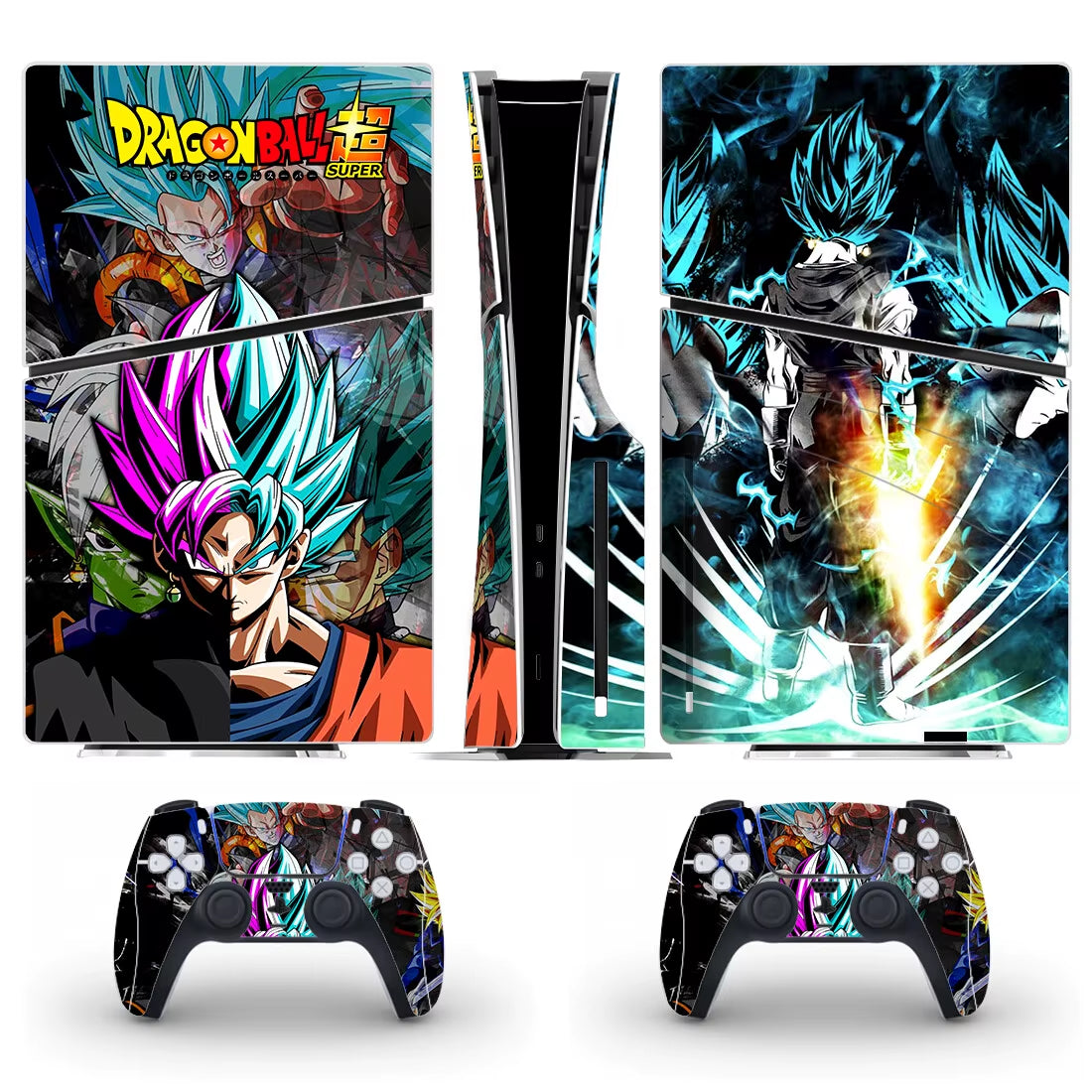 Anime Ultra Instinct Goku PS5 Slim Disc Skin Sticker Decal Cover for Console and Controllers PS5 Slim Disk Skin Sticker Vinyl